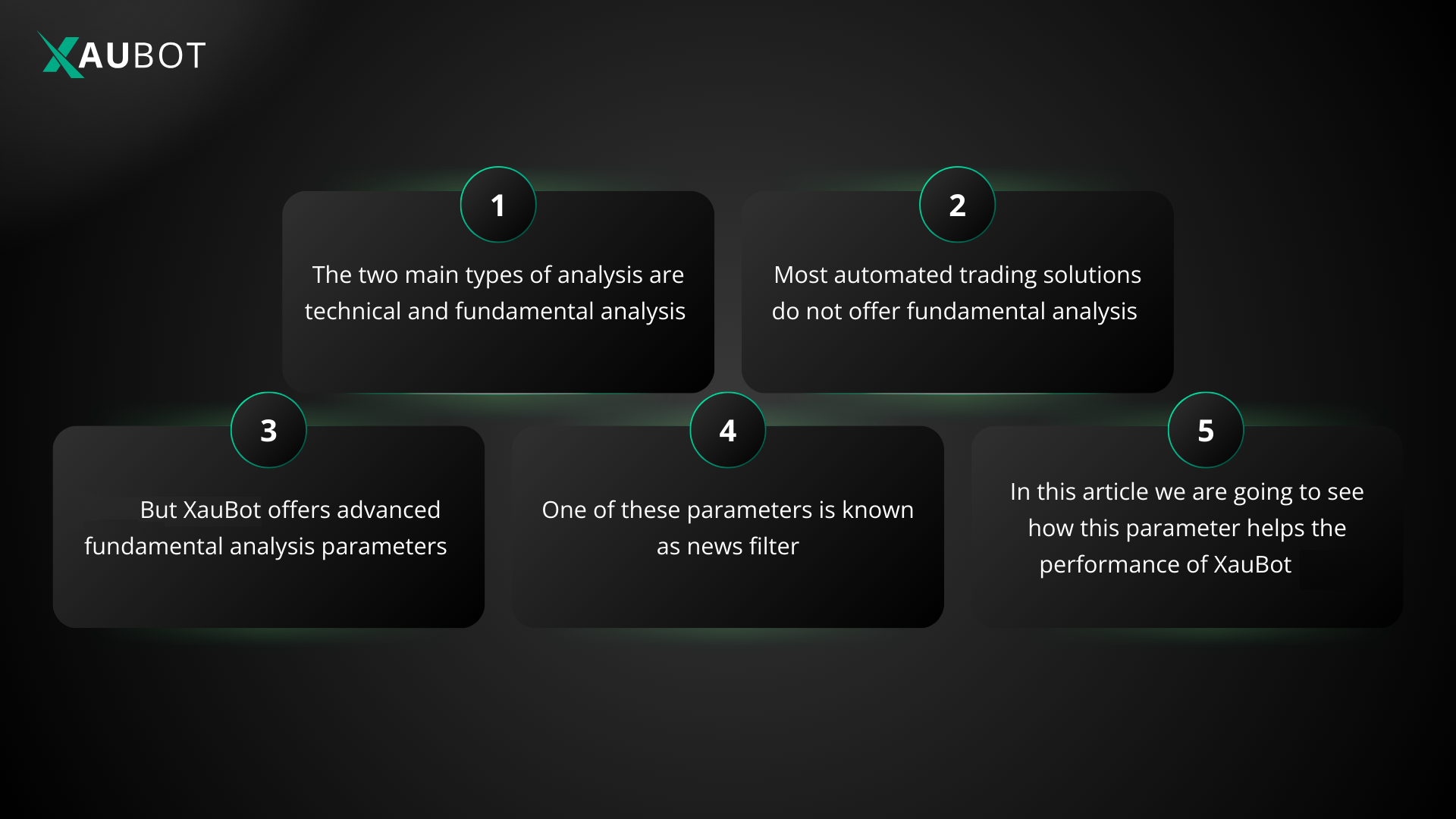 news filter tool of XauBot is part of fundamental analysis that can filter out noise in the market 