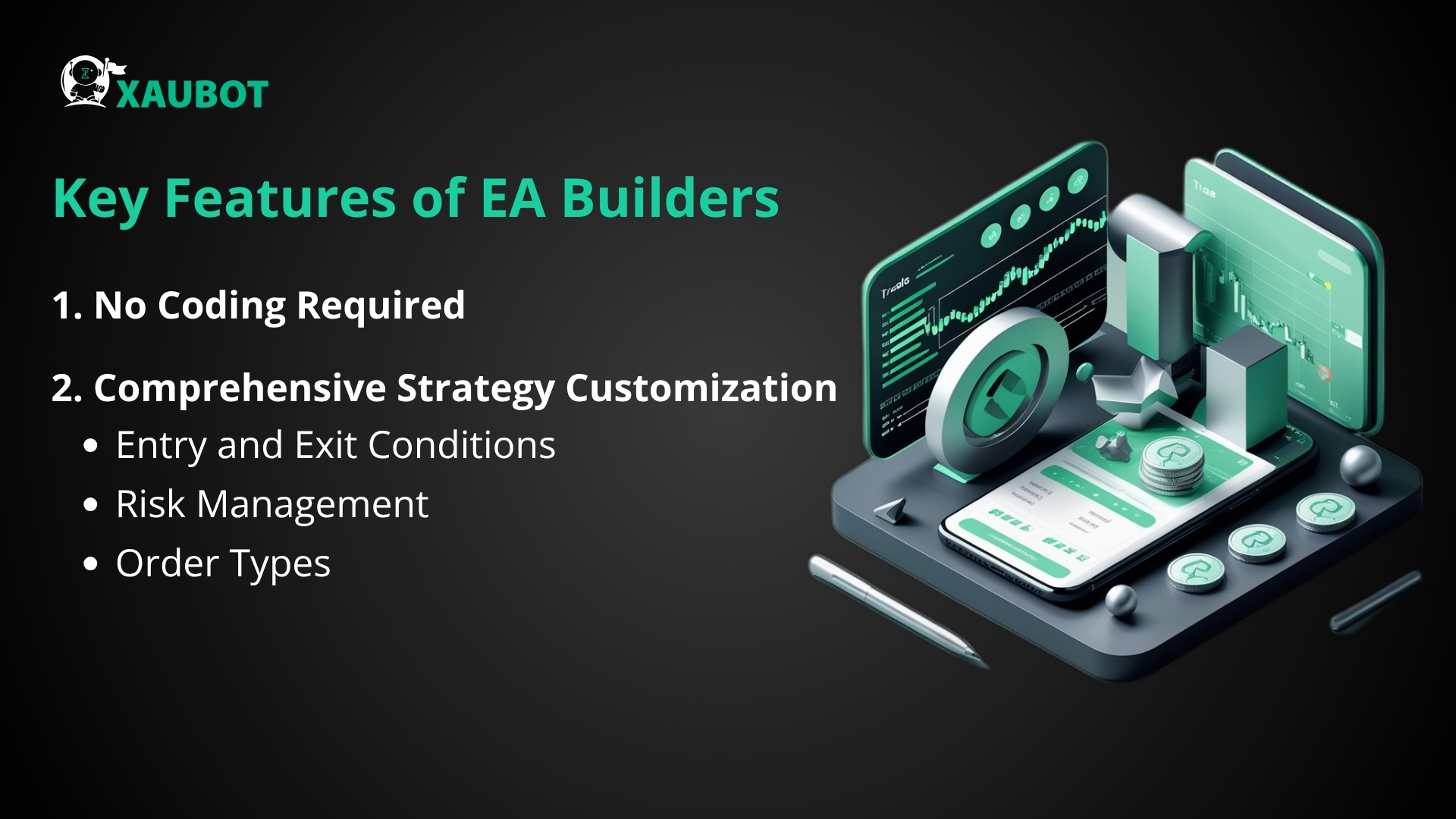 Key features of Expert Advisor Builders